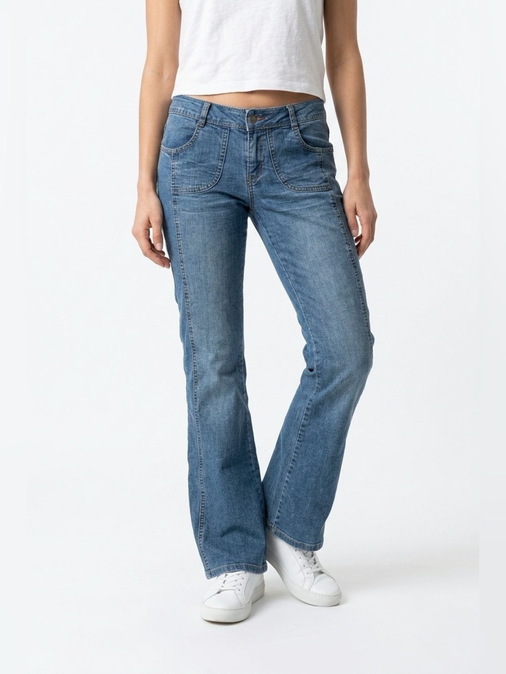 Vintage 90s stretch flares / low waist